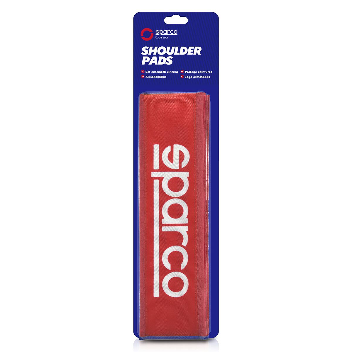 Turvavyön pehmusteet Sparco SPC1209RD Punainen